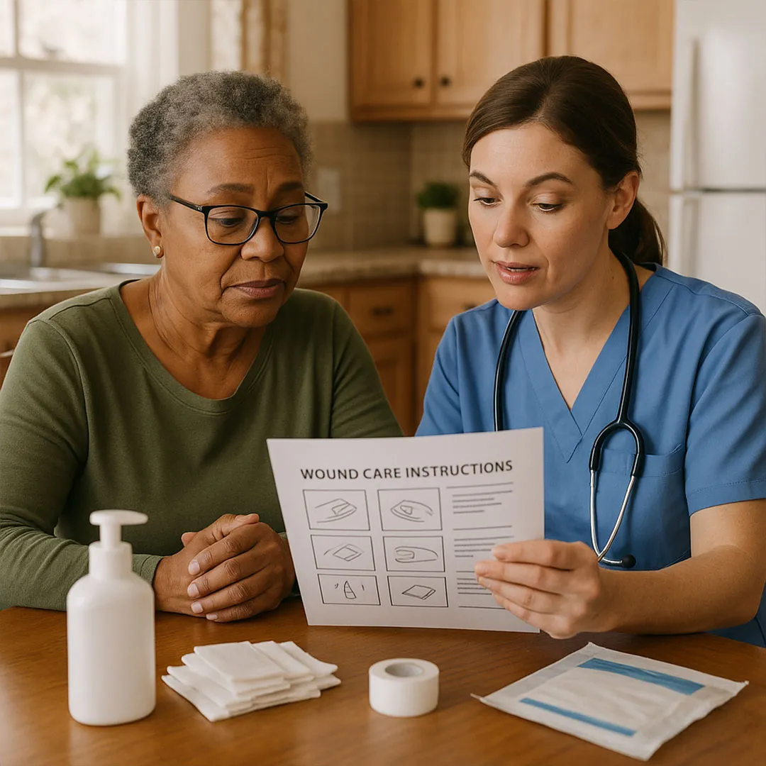 Safe Dressing & Ongoing Treatment